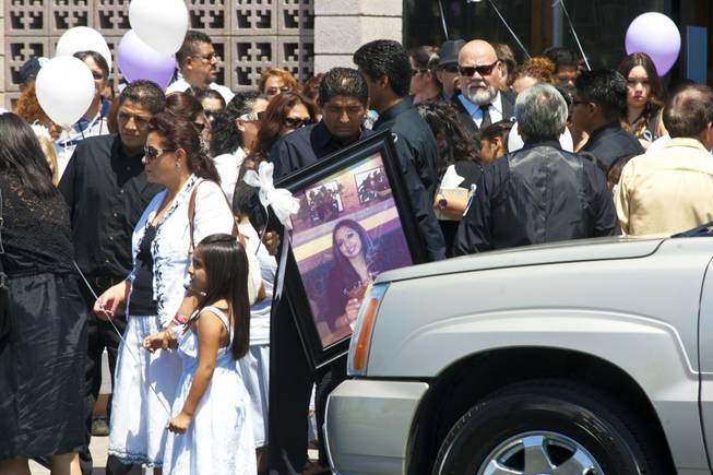 Yadira and Karla Martinez's funeral service
